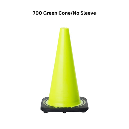 Plain Coloured Traffic Cones - grreen