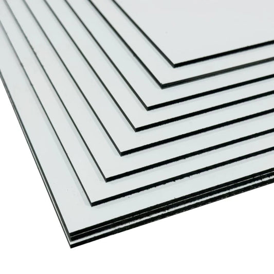 White Aluminium Composite Panels (ACM)