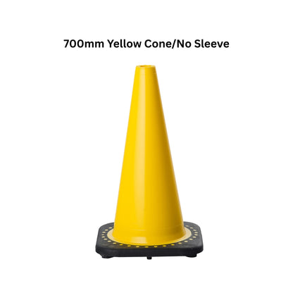 Plain Coloured Traffic Cones - yellow