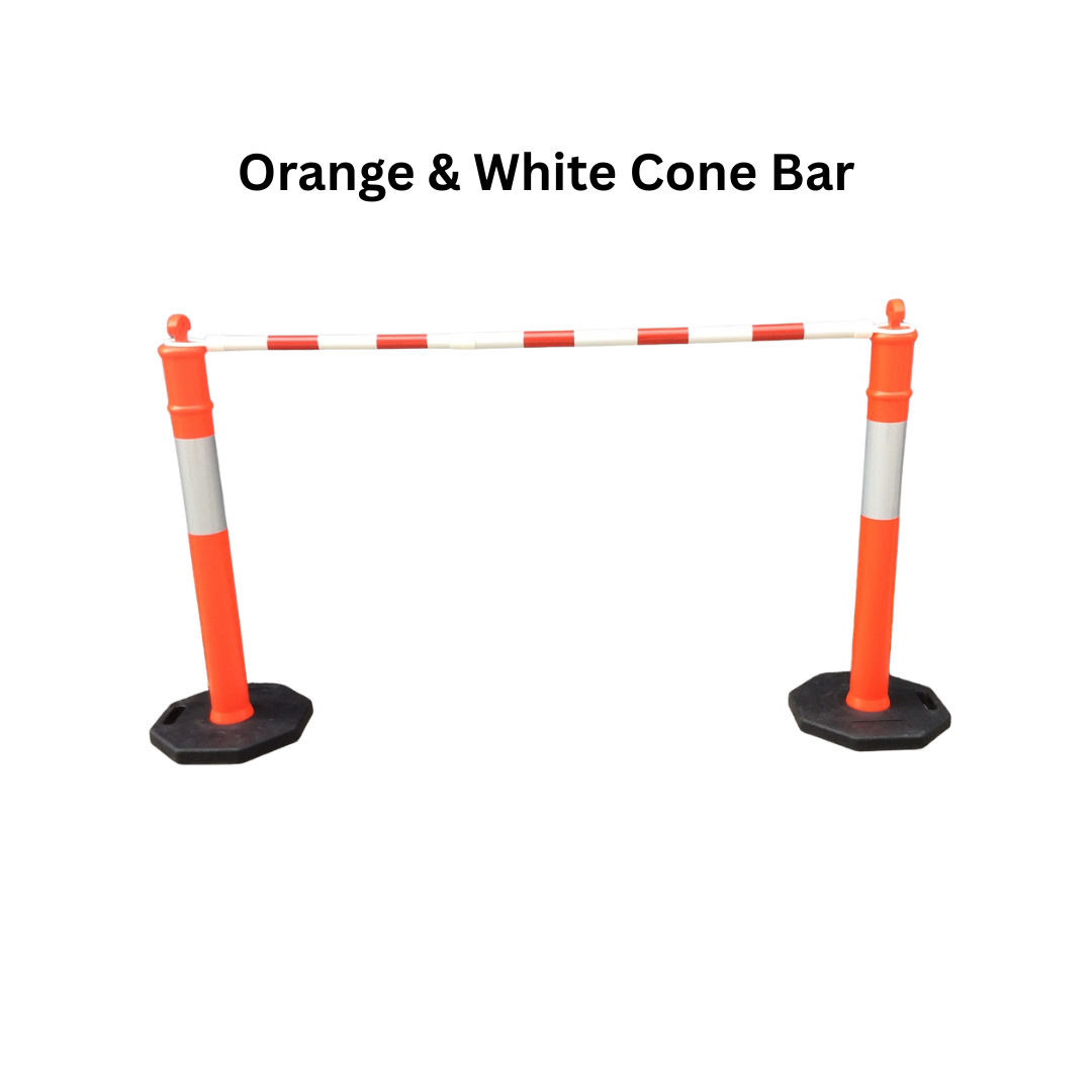Orange Expandable Traffic Cone Bar