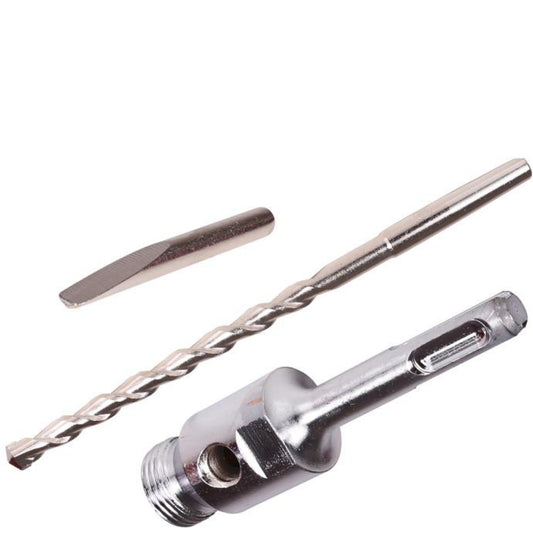 BSP Hole Saw Arbor 100mm | Pilot Drill & Drift Key