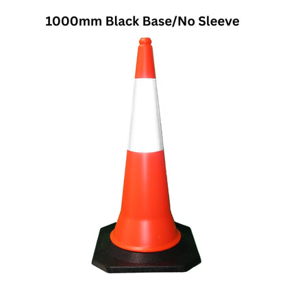 Orange Traffic Cone with Black Base