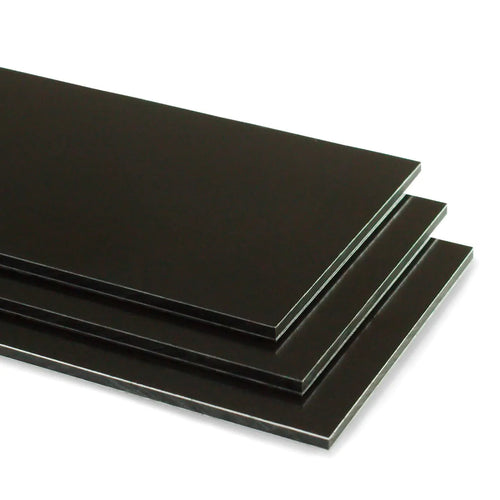 Black Aluminium Composite Panels | Lightweight & Durable ACM